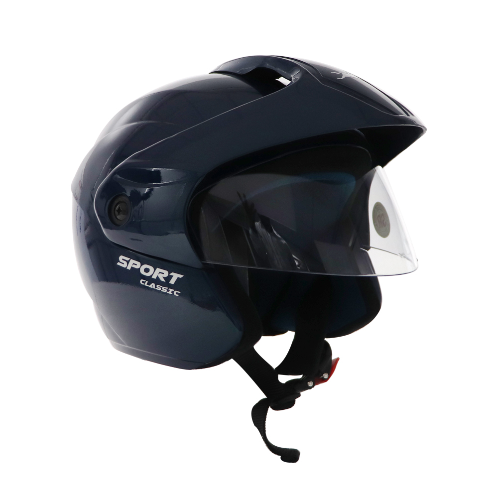 TVS Half Face Helmet SBL - Lightweight and Comfortable